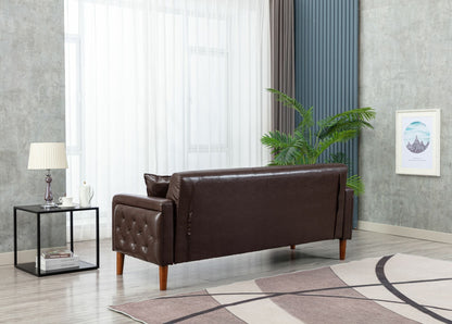 Luxury Leather Sponge Sofa