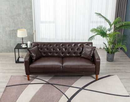 Luxury Leather Sponge Sofa