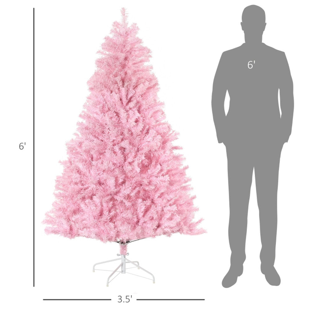 Auto Open pink Xmas tree