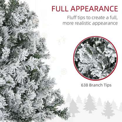 Snow Frosted Christmas tree