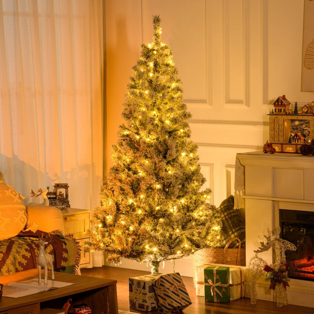 Snow Frosted Christmas tree