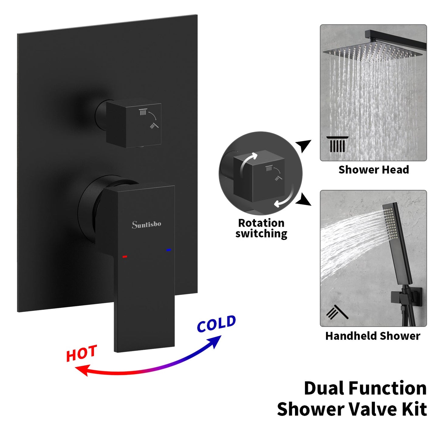 Male NPT Bathtub Shower Faucet Set