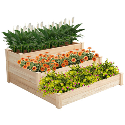 Wood Horticulture Raised Garden Bed