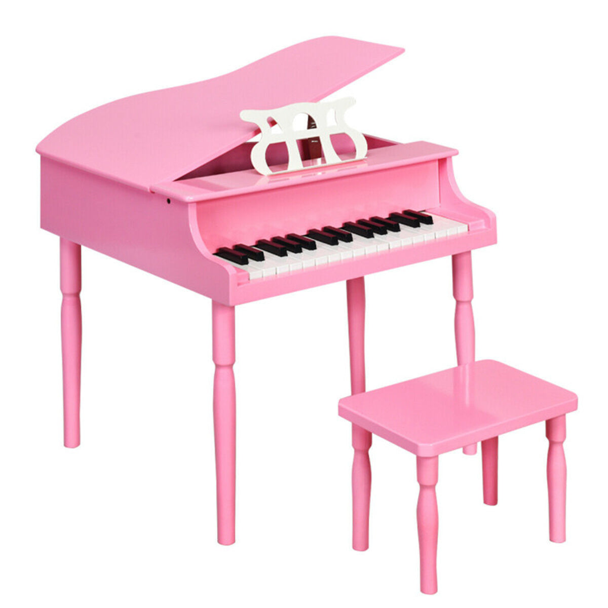 Kids Piano 30-Key Wood -Pink
