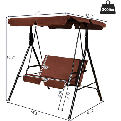 Double Seat Patio Swing Chair