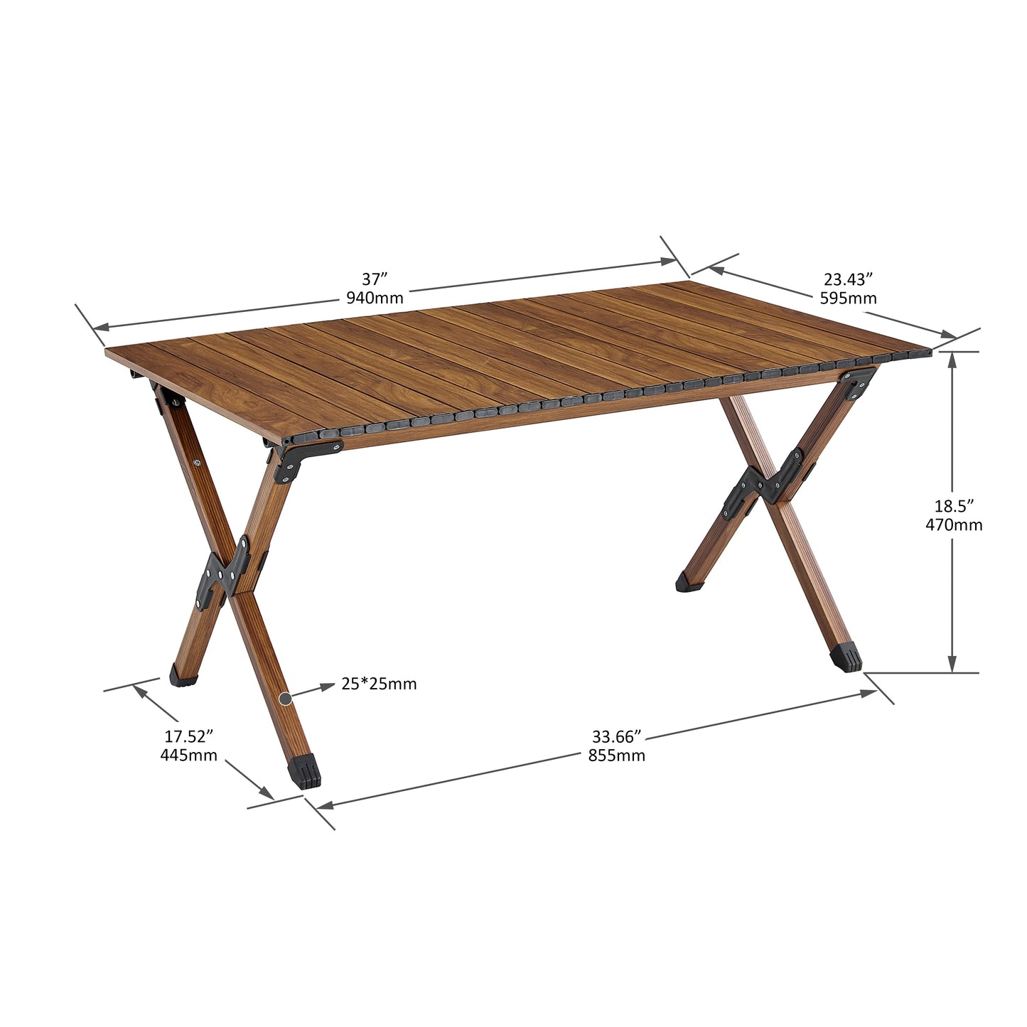 1-piece Folding Outdoor Table