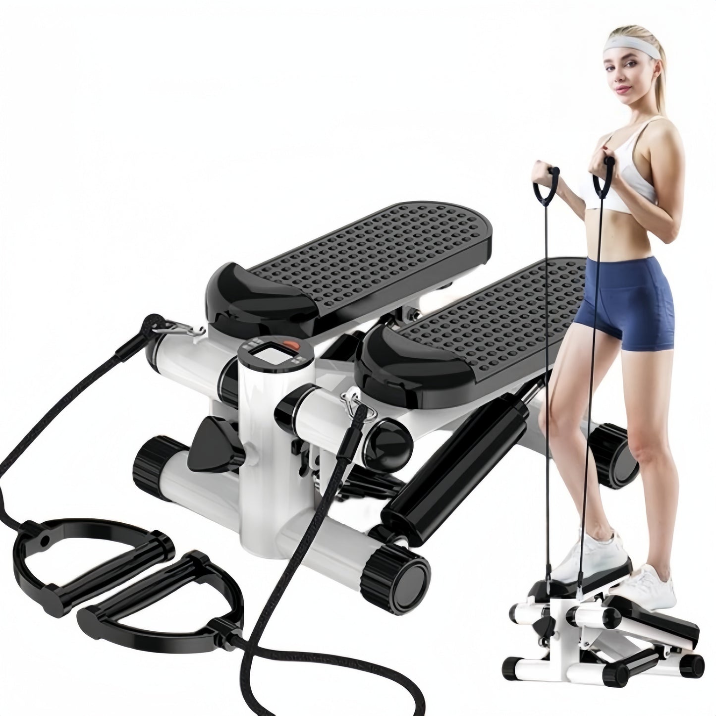Stair Stepper with Resistance Band