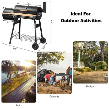 Outdoor Black BBQ Grill