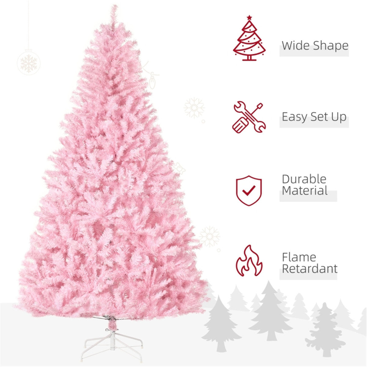 Pink Christmas Trees