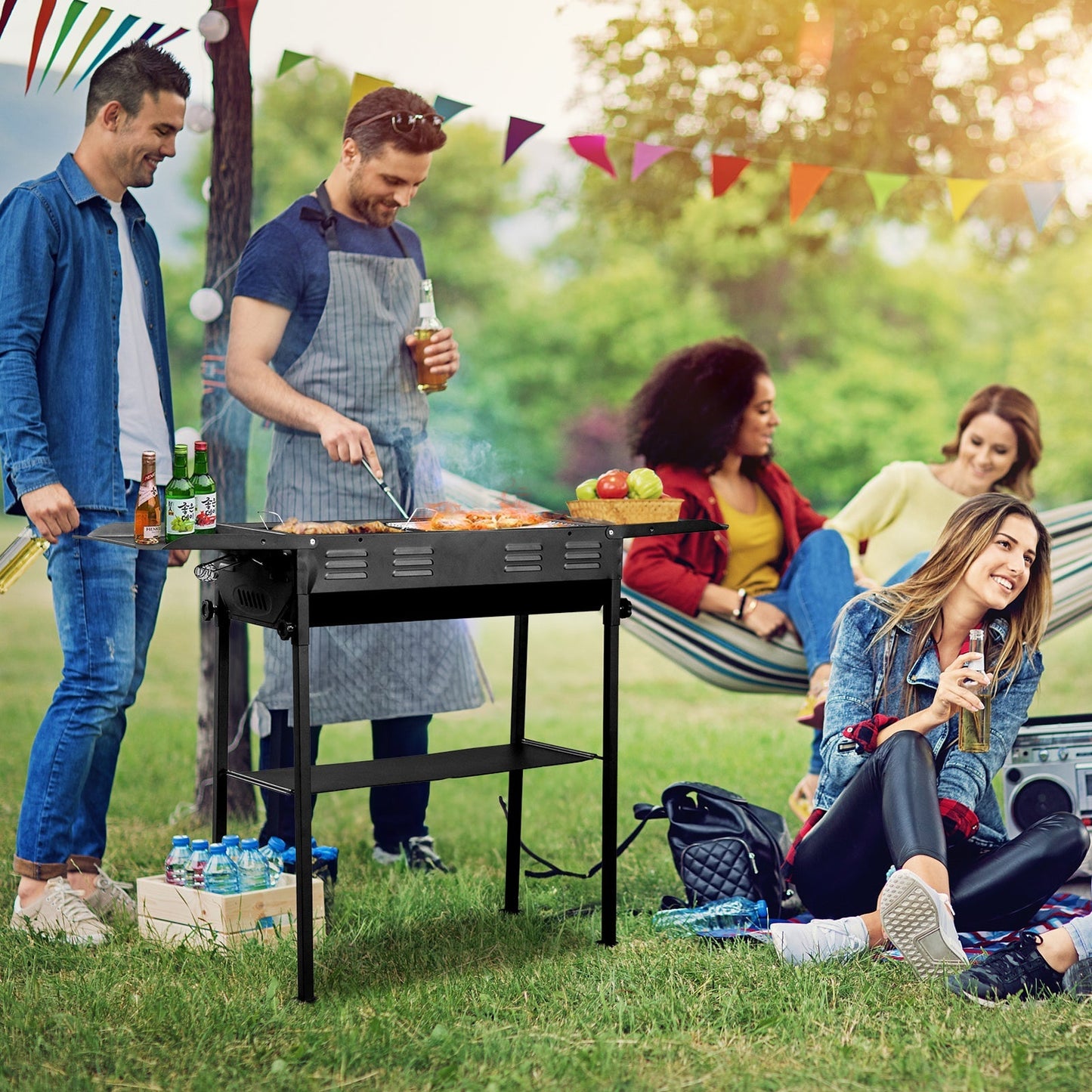 Portable Charcoal BBQ Grill