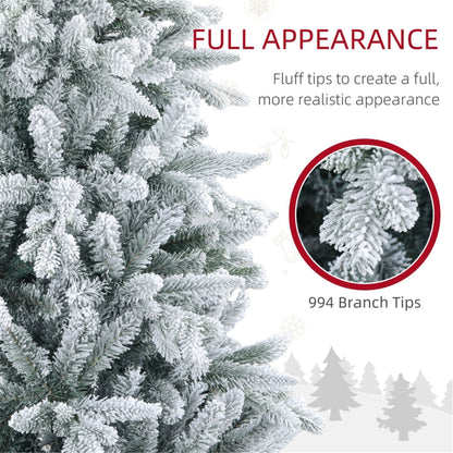 6ft snow flake Christmas tree