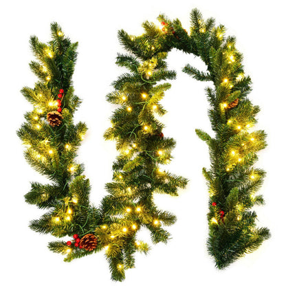 Christmas Garland with LED Lights