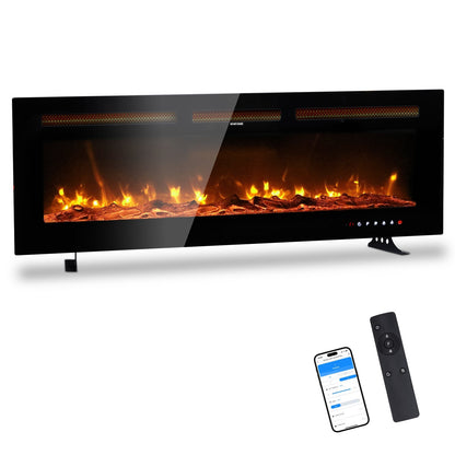 50" Smart WiFi Electric Fireplace Insert