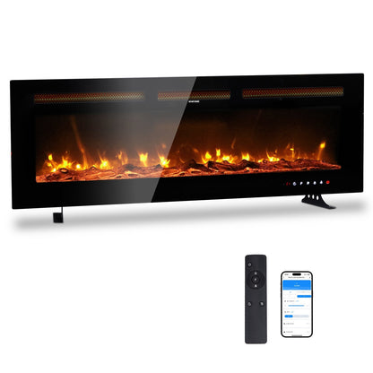 50" Smart WiFi Electric Fireplace Insert