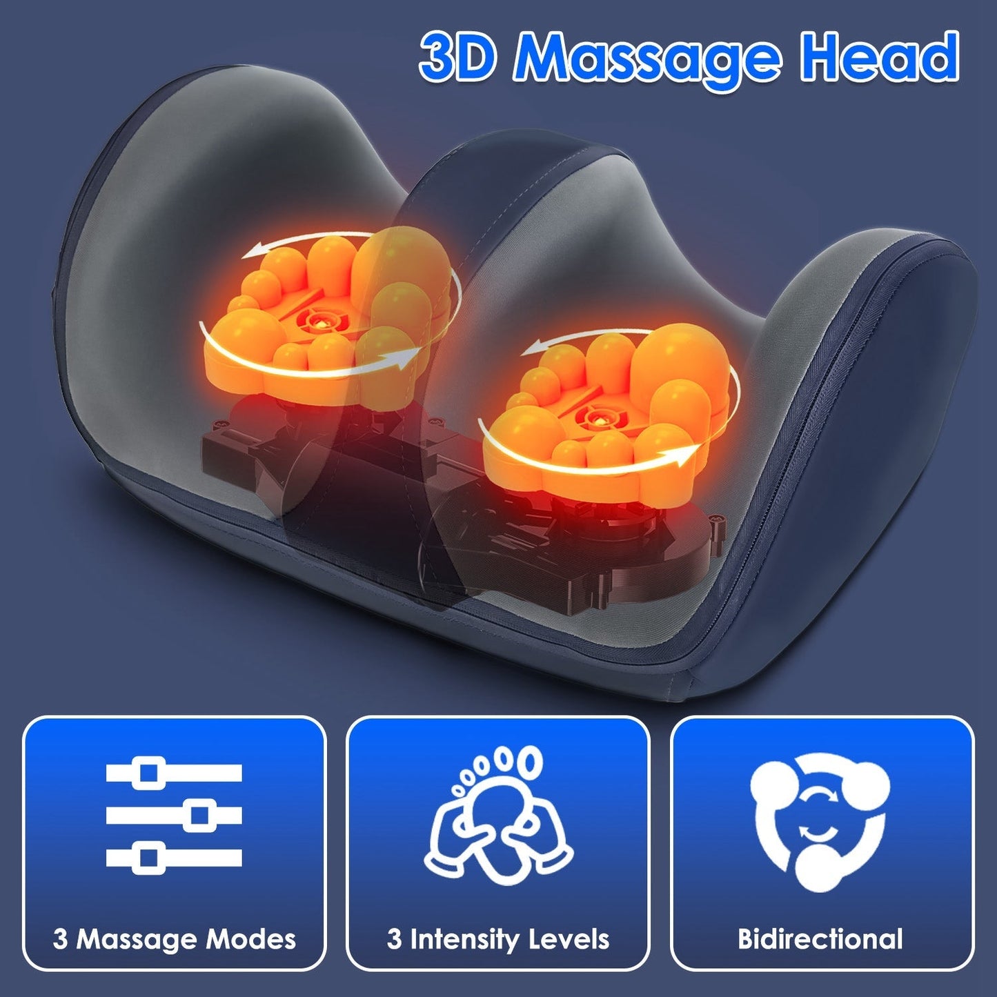 Soothe tired muscles with the Shiatsu Foot Massager