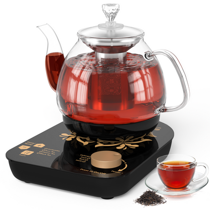 Compact Tea Maker Electric Glass Kettle
