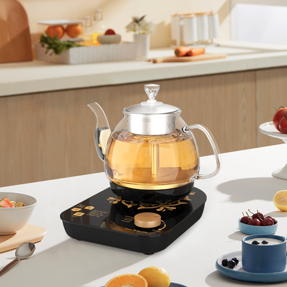 Compact Tea Maker Electric Glass Kettle