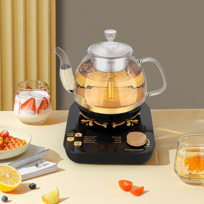 Compact Tea Maker Electric Glass Kettle