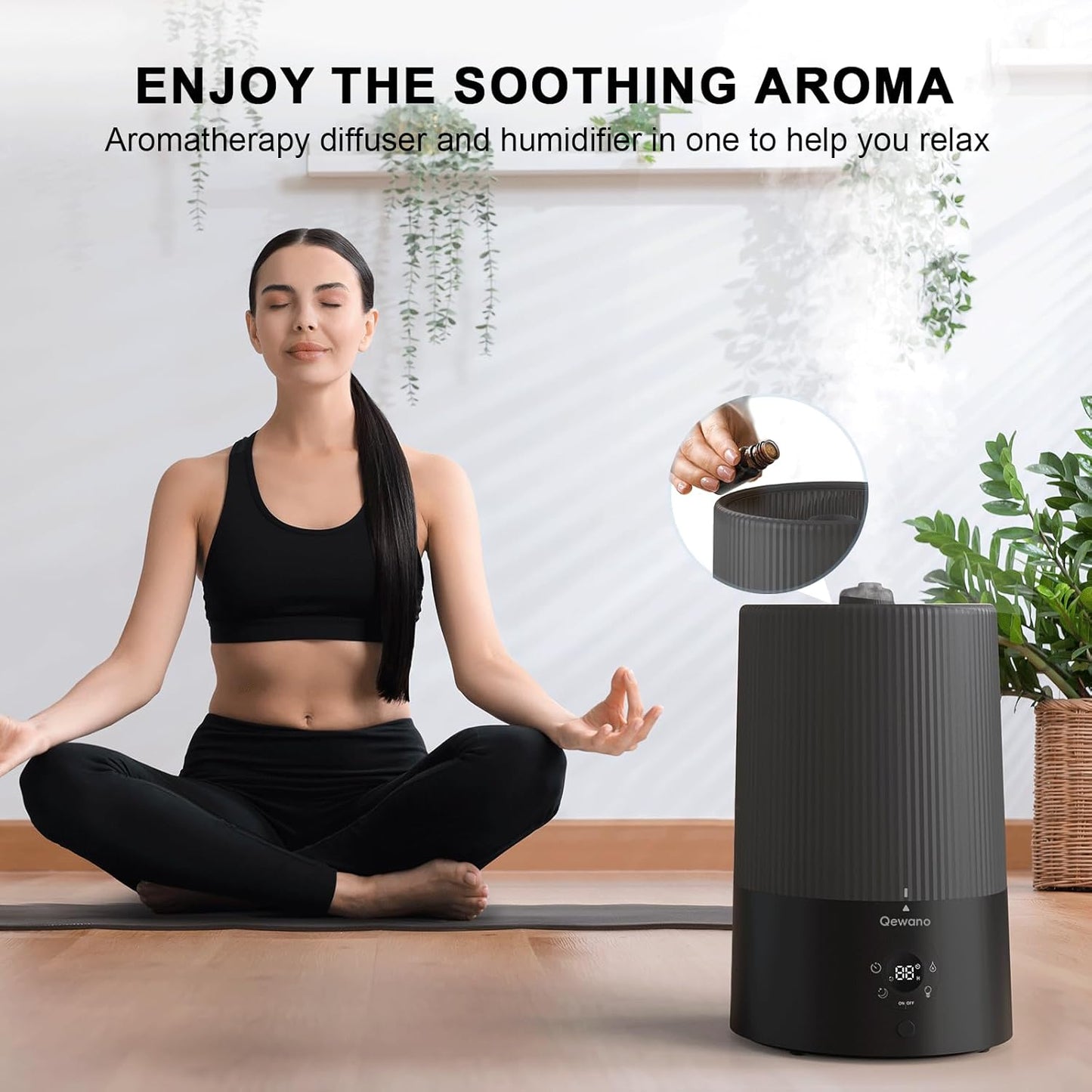 4L Top Fill Ultrasonic Cool Mist Humidifier