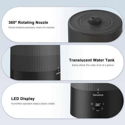 4L Top Fill Ultrasonic Cool Mist Humidifier