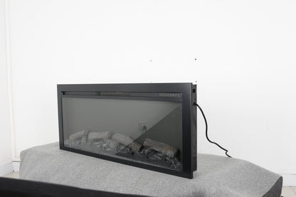 44 inch wall recessed electric fireplace