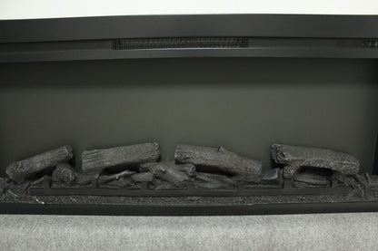 44 inch wall recessed electric fireplace