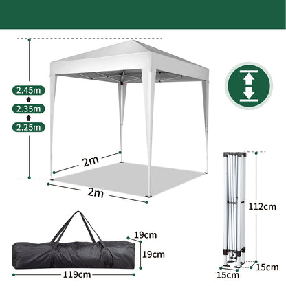 6.5x6.5ft Pop Up Canopy Tent