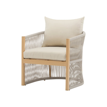 Cushioned patio lounge chair, view 6