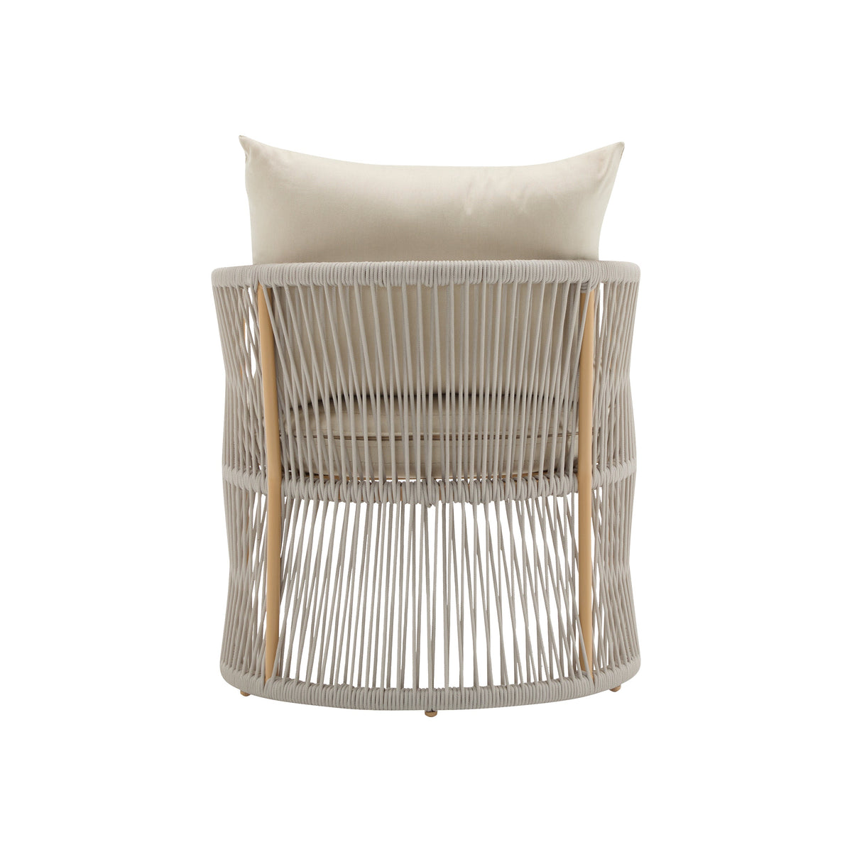 Cushioned patio lounge chair, view 10