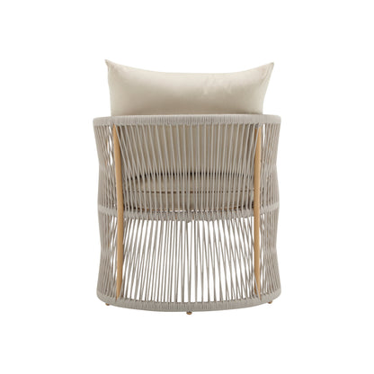Cushioned patio lounge chair, view 10