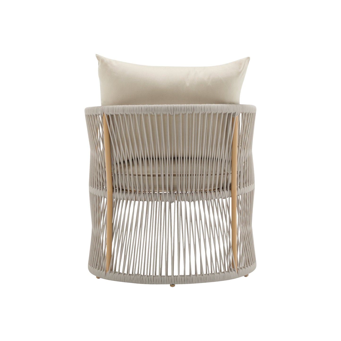 Modern Curved Aluminum Lounge Chair