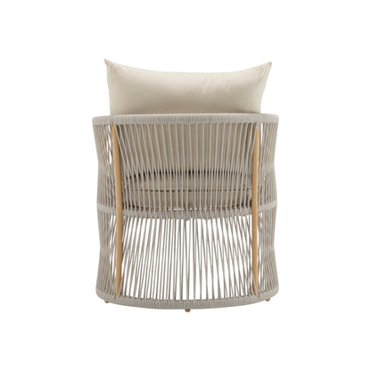 Modern Curved Aluminum Lounge Chair