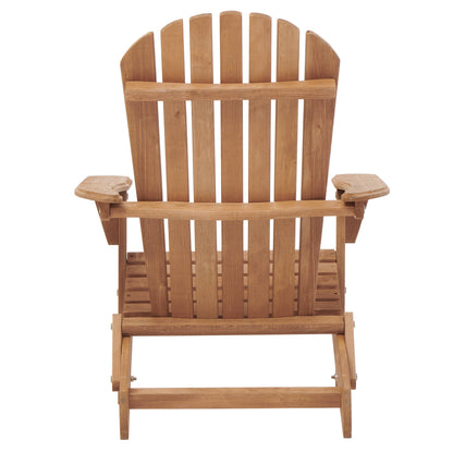 Wooden Outdoor Folding Adirondack Chair Set