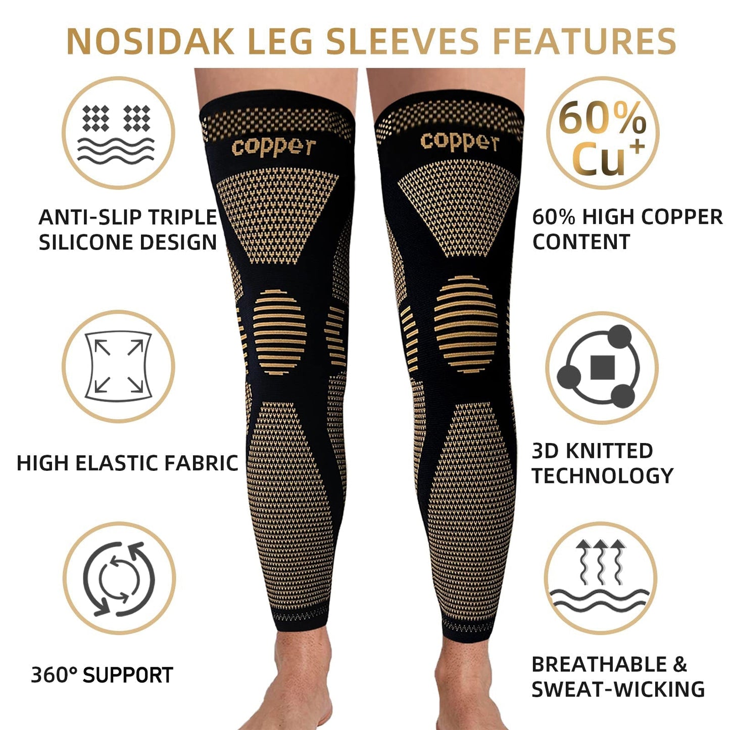 Full Leg Compression Sleeve
