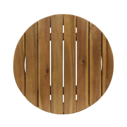 Outdoor Acacia Rope Weave 3 Piece Set