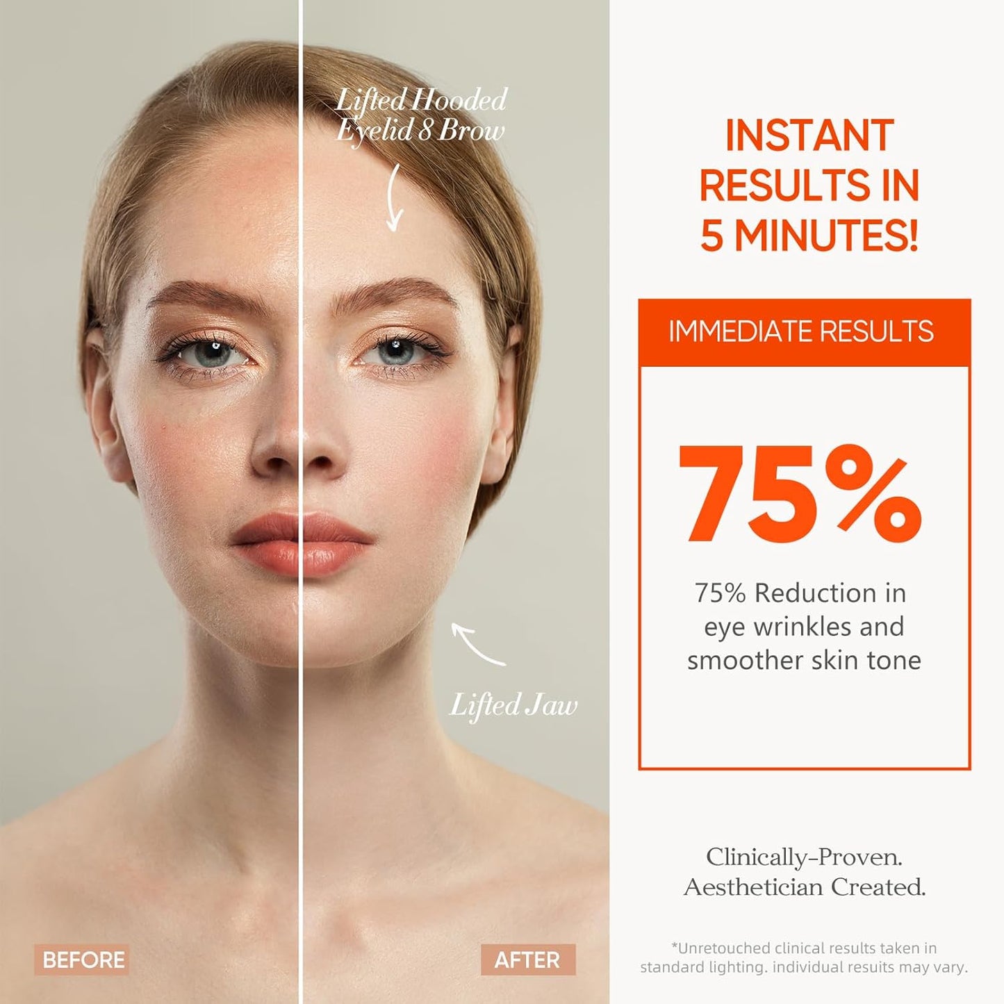 Cordless LED Face Mask for Wrinkle & Acne- Black