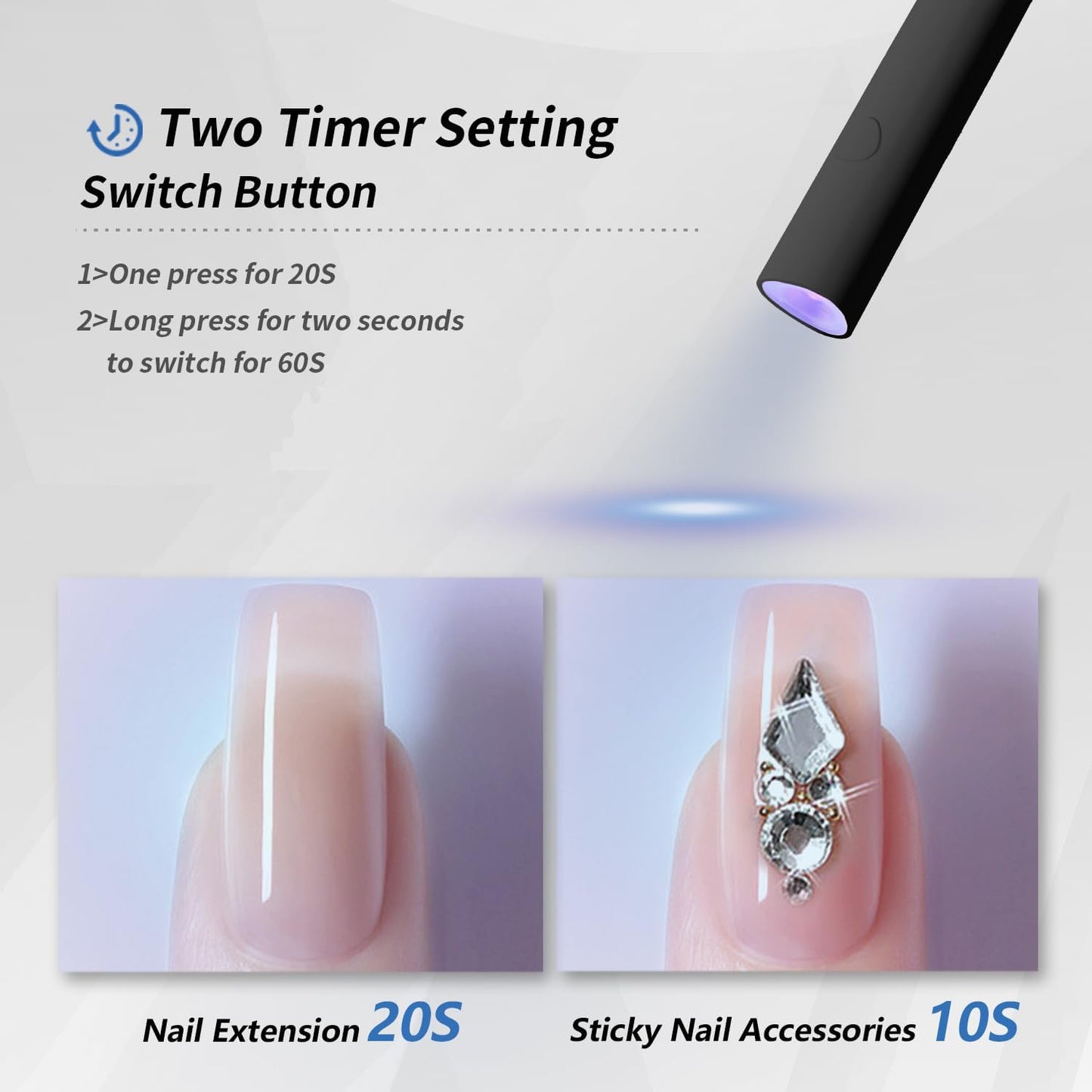 Mini U V LED Nail Lamp