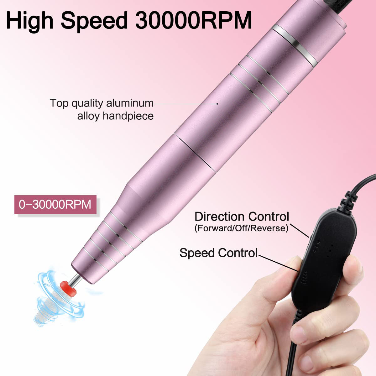 USB Nail Drill Machine