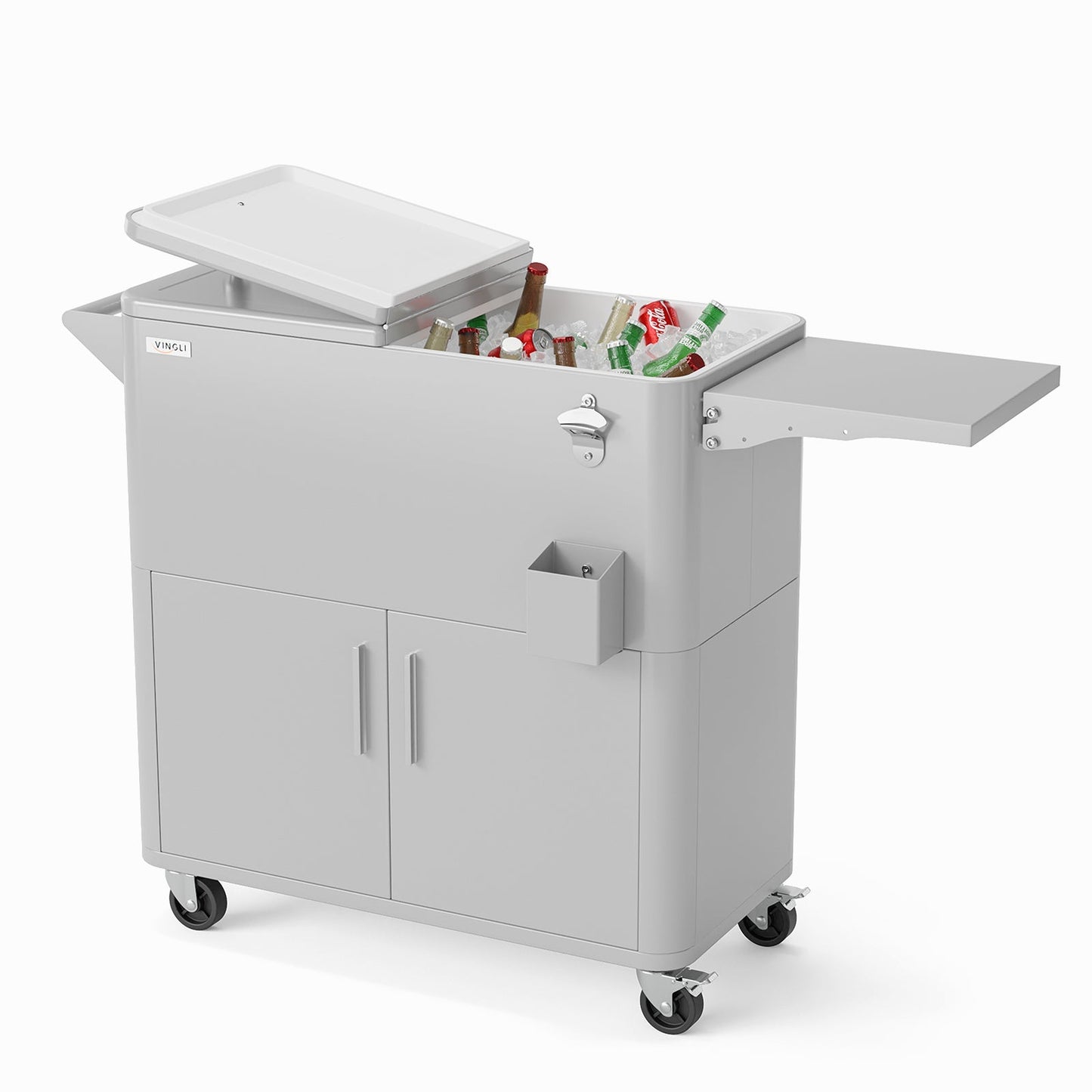 80QT COOLER CART
