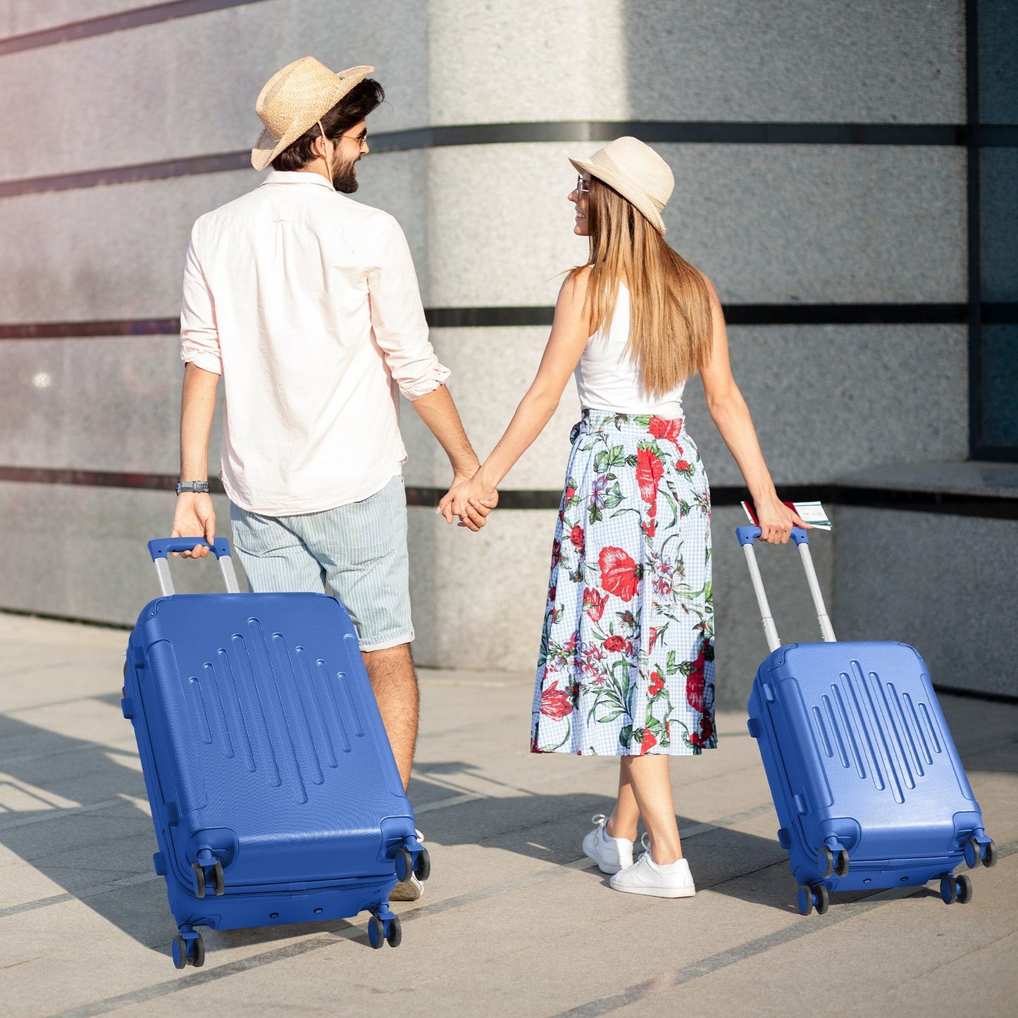 4pcs Premium ABS Luggage Set