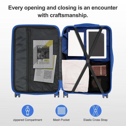 4pcs Premium ABS Luggage Set