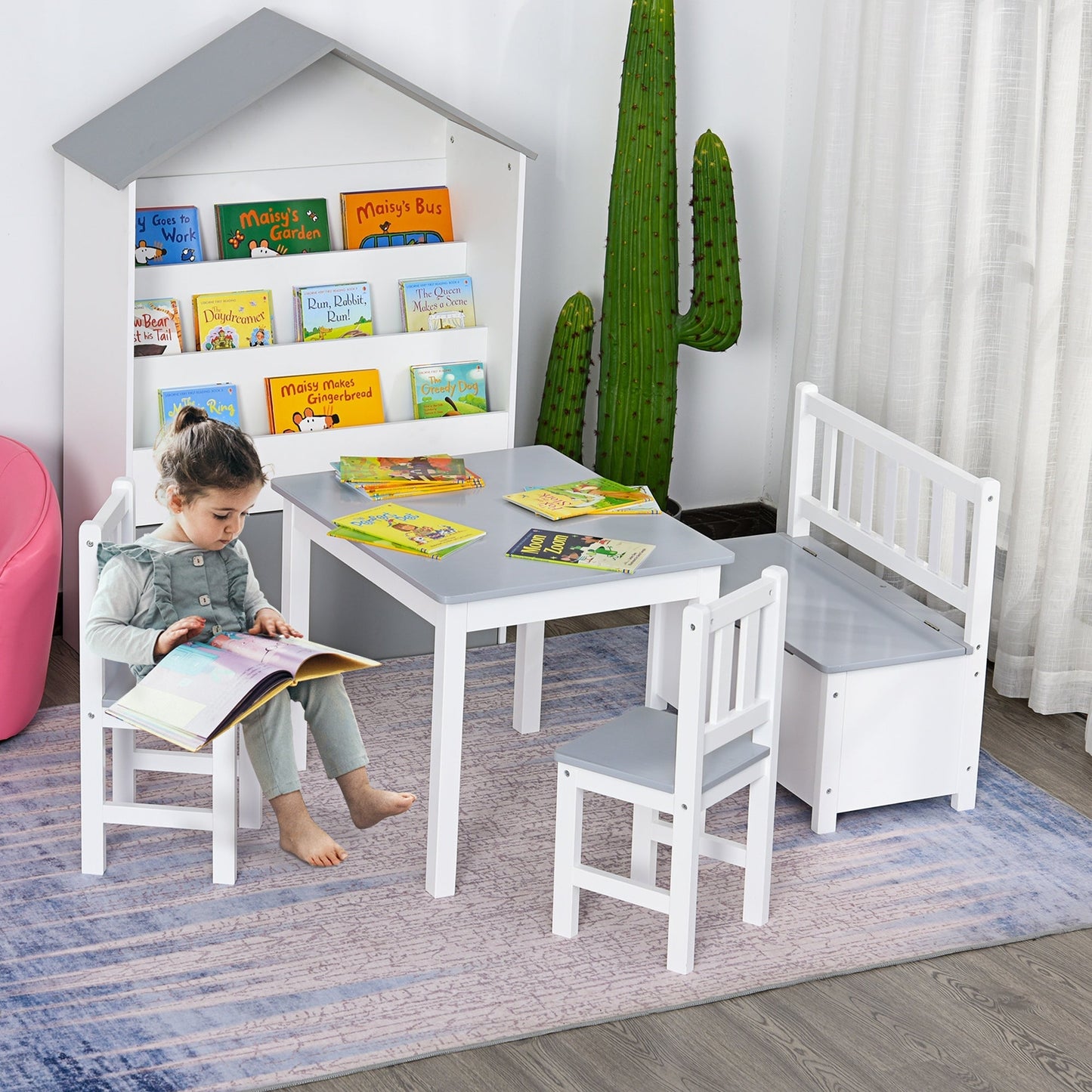 Kids Desk and Chair Set