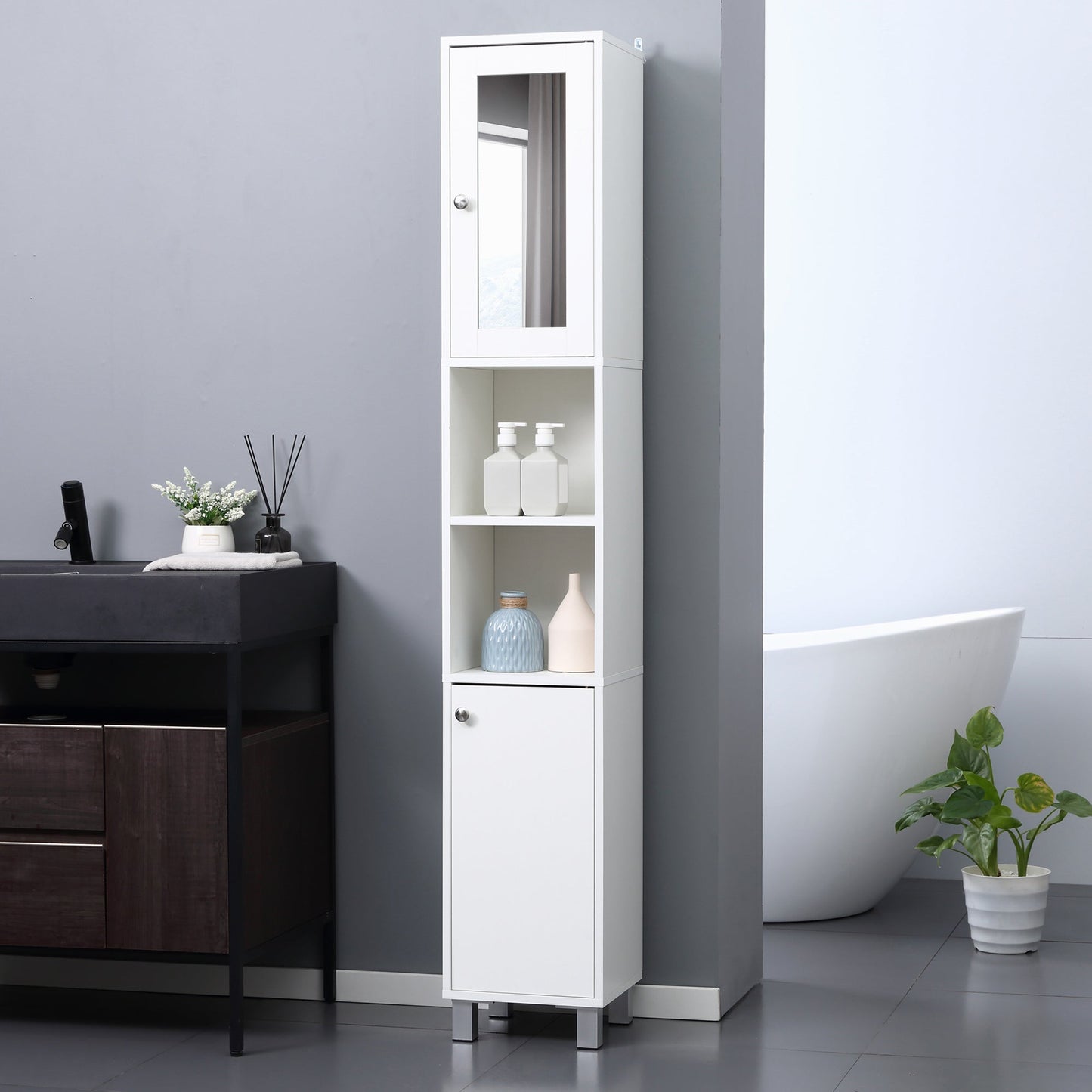 Bathroom Cabinet with Shelves