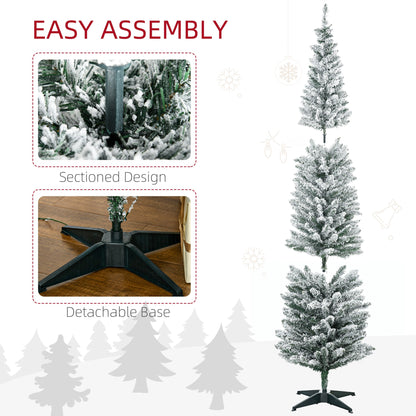 Pre-lit pencil tree, view 6