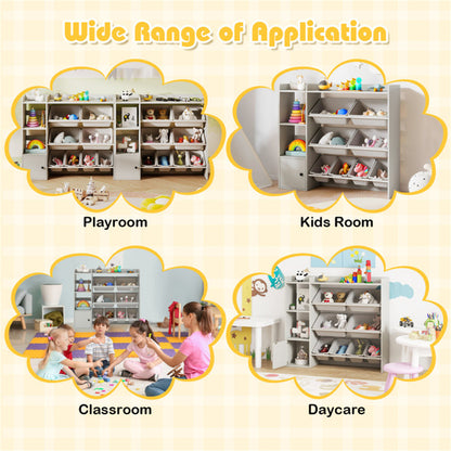 Kids Toy Organizer (Grey)