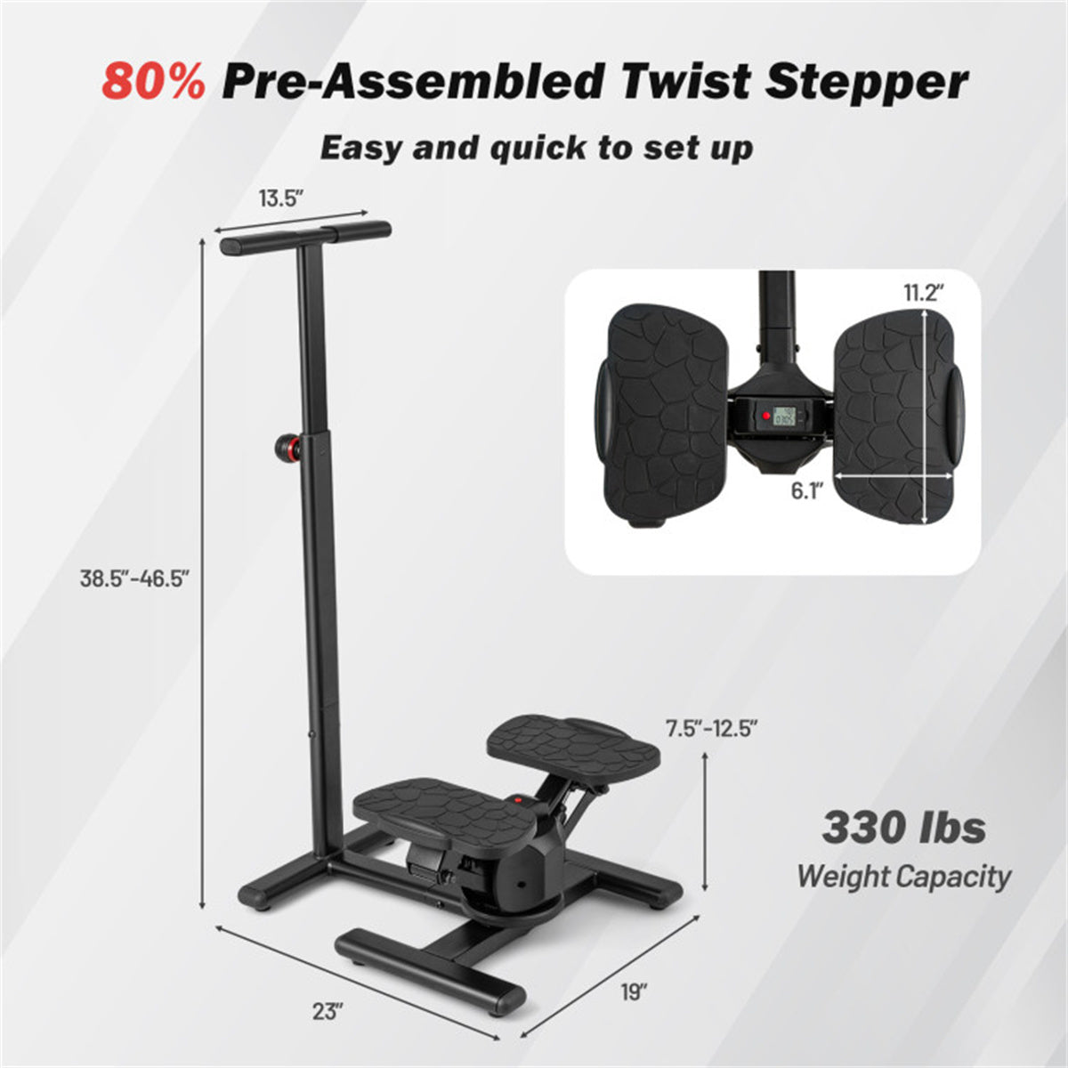 Multi-Functional Exercise Stepper