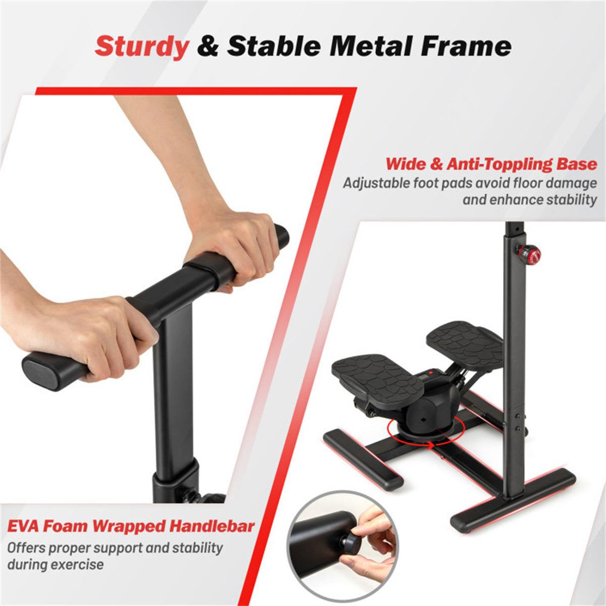 Multi-Functional Exercise Stepper