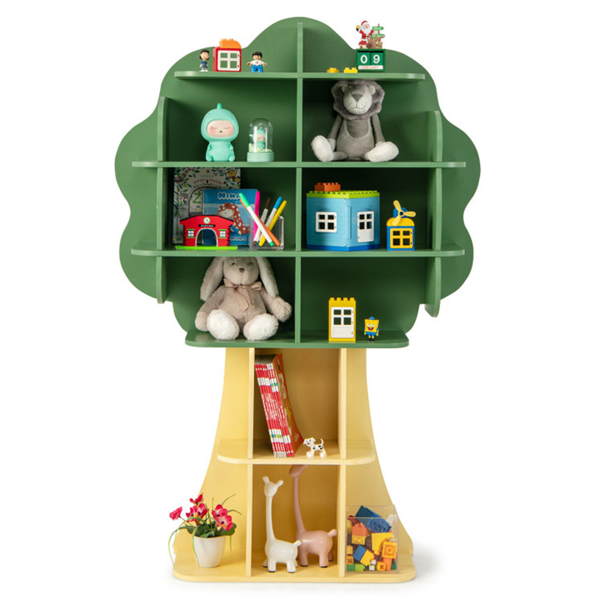 Kids Bookcase Shelf Toy Organizer