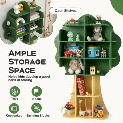 Kids Bookcase Shelf Toy Organizer