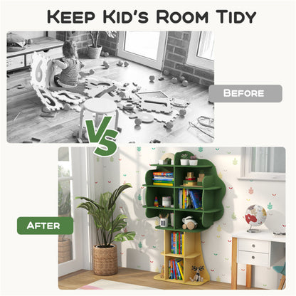 Kids Bookcase Shelf Toy Organizer